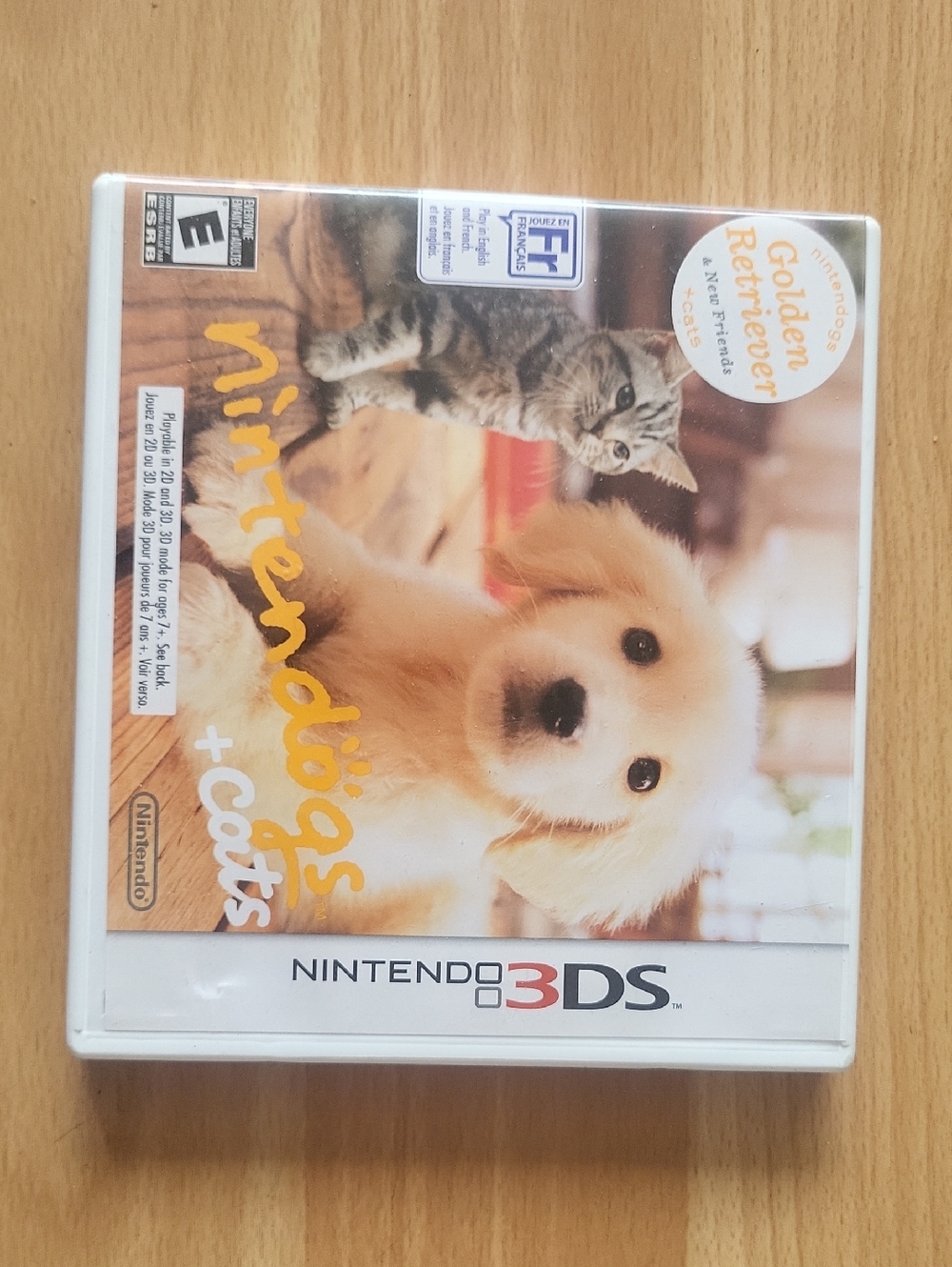 Nintendo 3DS Nintendogs + Cats Golden Retriever & Friends (White)